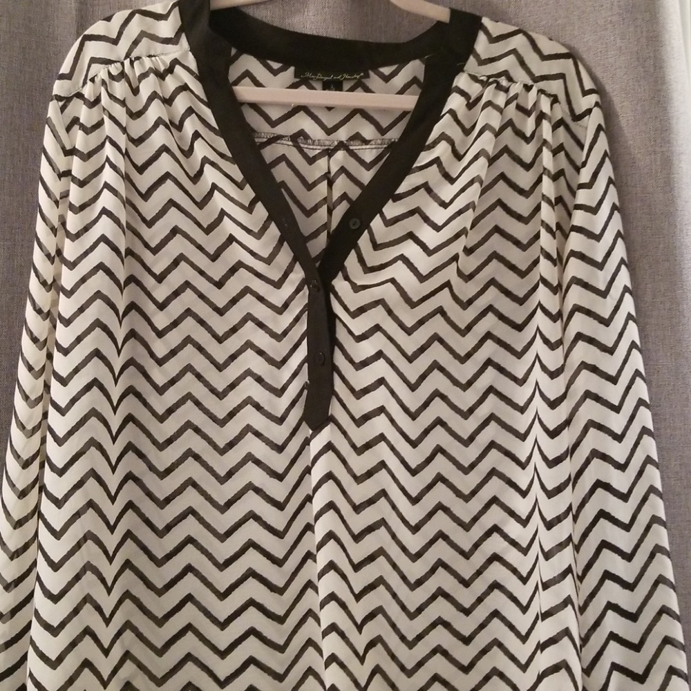 High low blouse